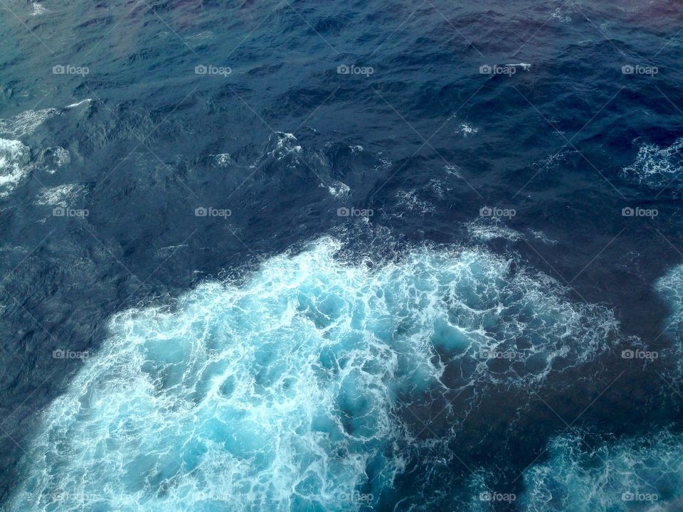 Water, Ocean, Sea, No Person, Wave