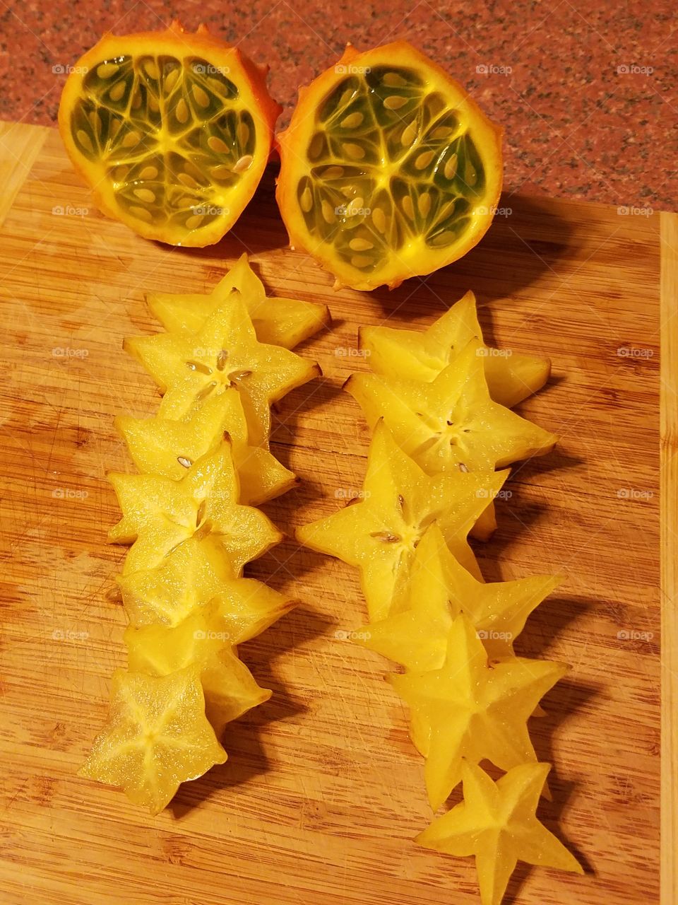 Stars and fruit