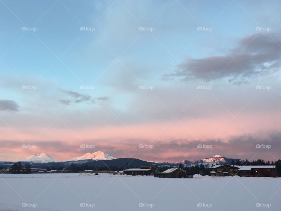 Water, Landscape, Lake, Sky, Sunset