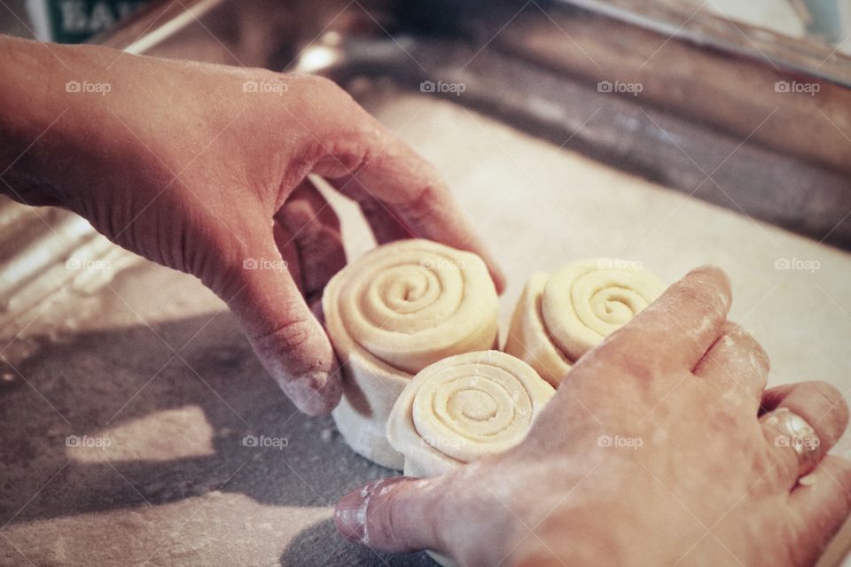 Preparing bread