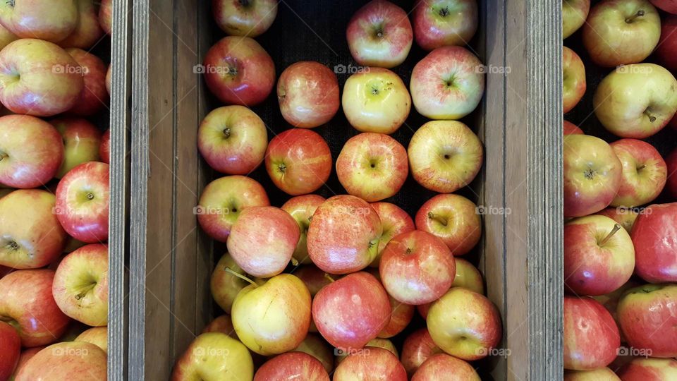 box of apples
