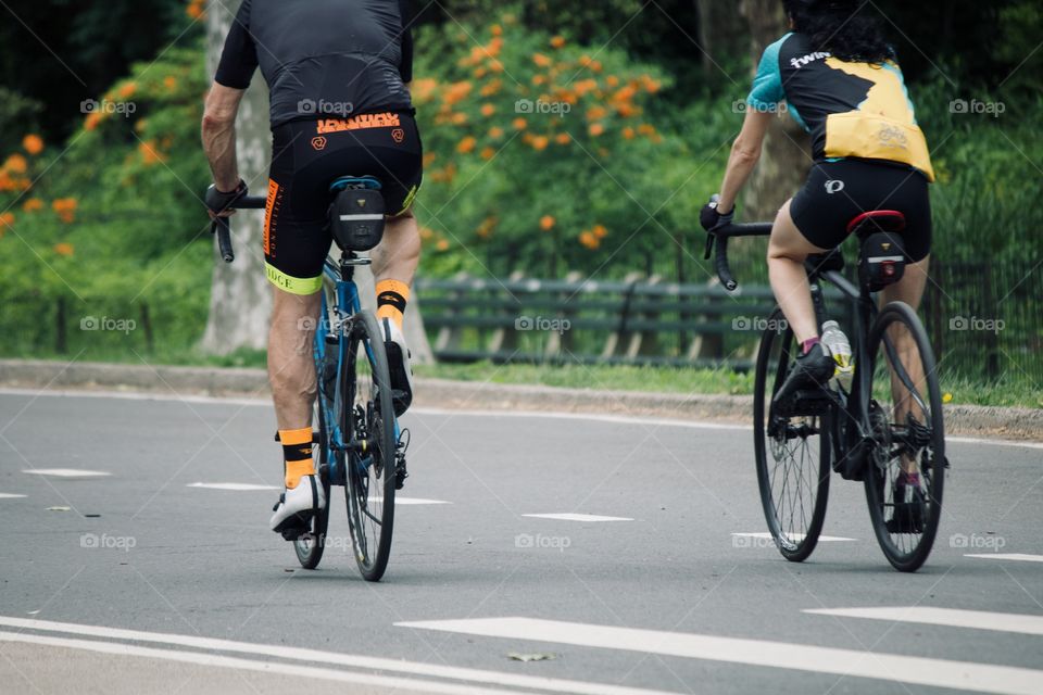 Ride bike through Central Park 