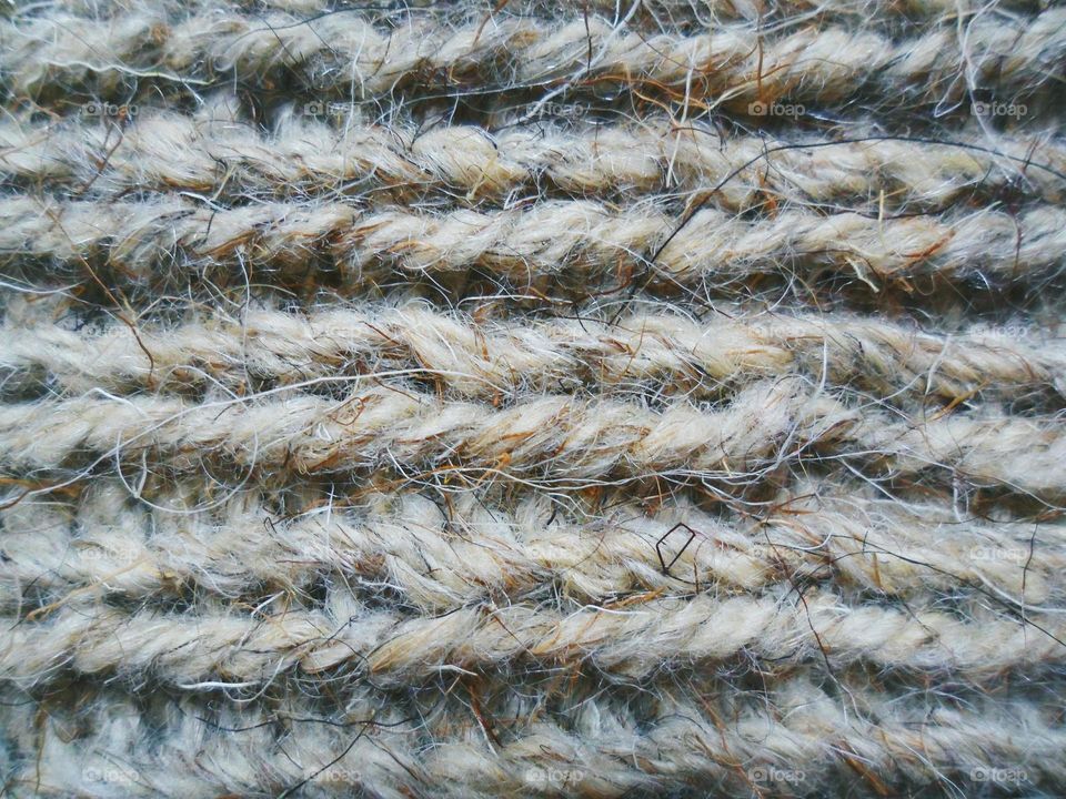 Wool textured