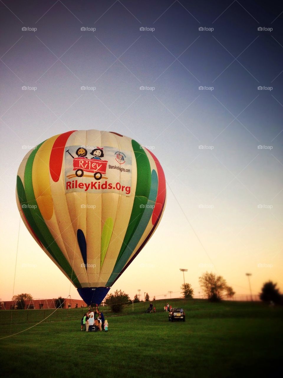 Hot air balloon rides.