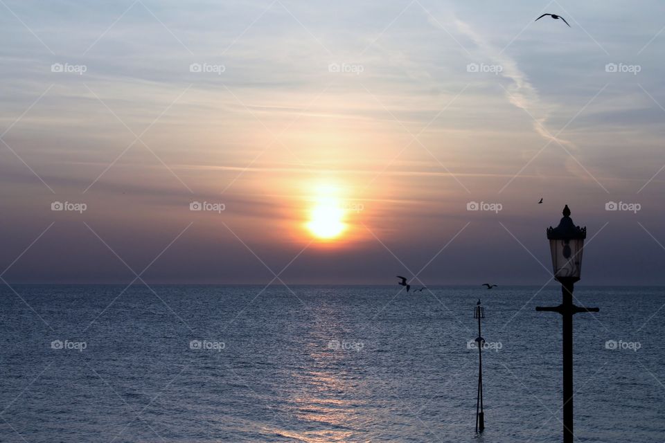 Sunset on the Water - Hunstanton, UK