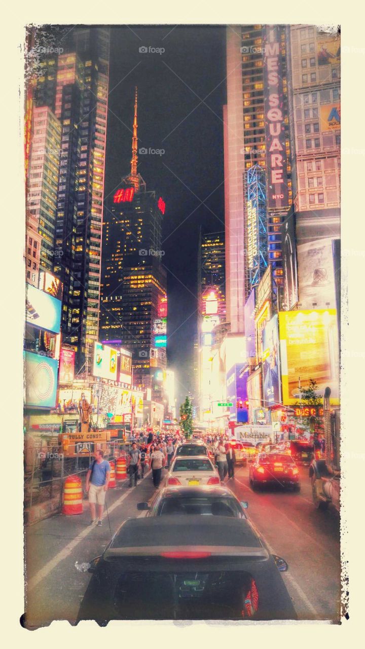 Times Square - The Lomo Blow