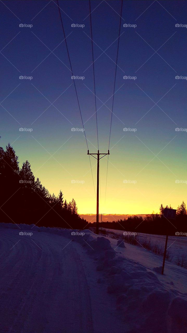 early morning... on the way to a nature reserve