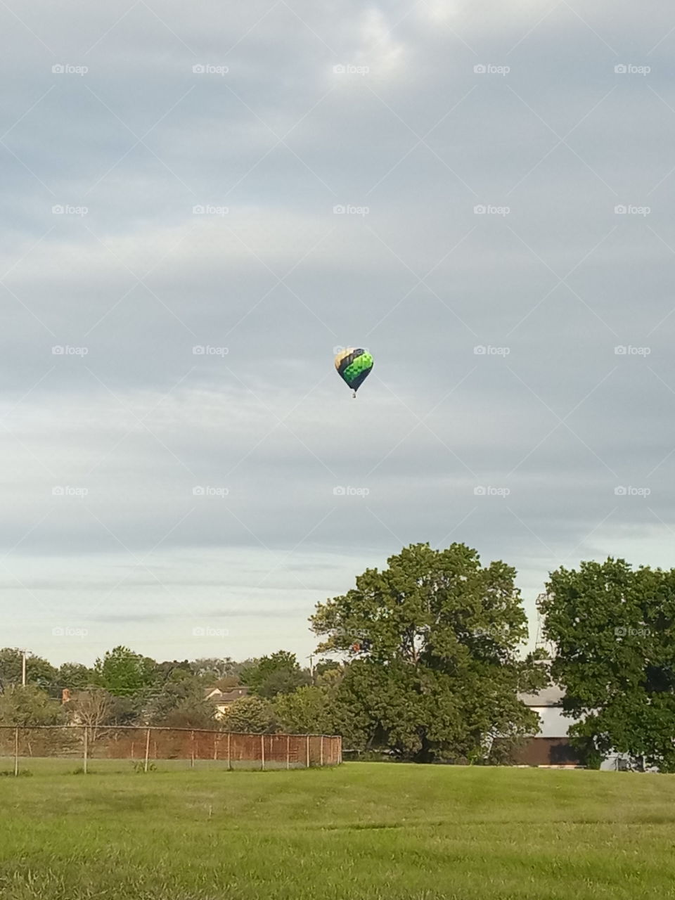 Hot air balloon over Harleysville Pa. Hot air balloon, Flight, autumn, nature, Vehicle