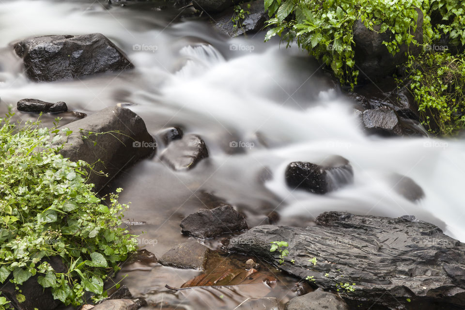 Smooth waterfall