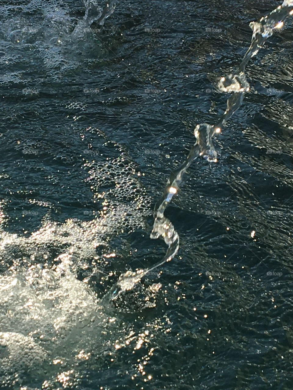 Water splashing from a fountain 
