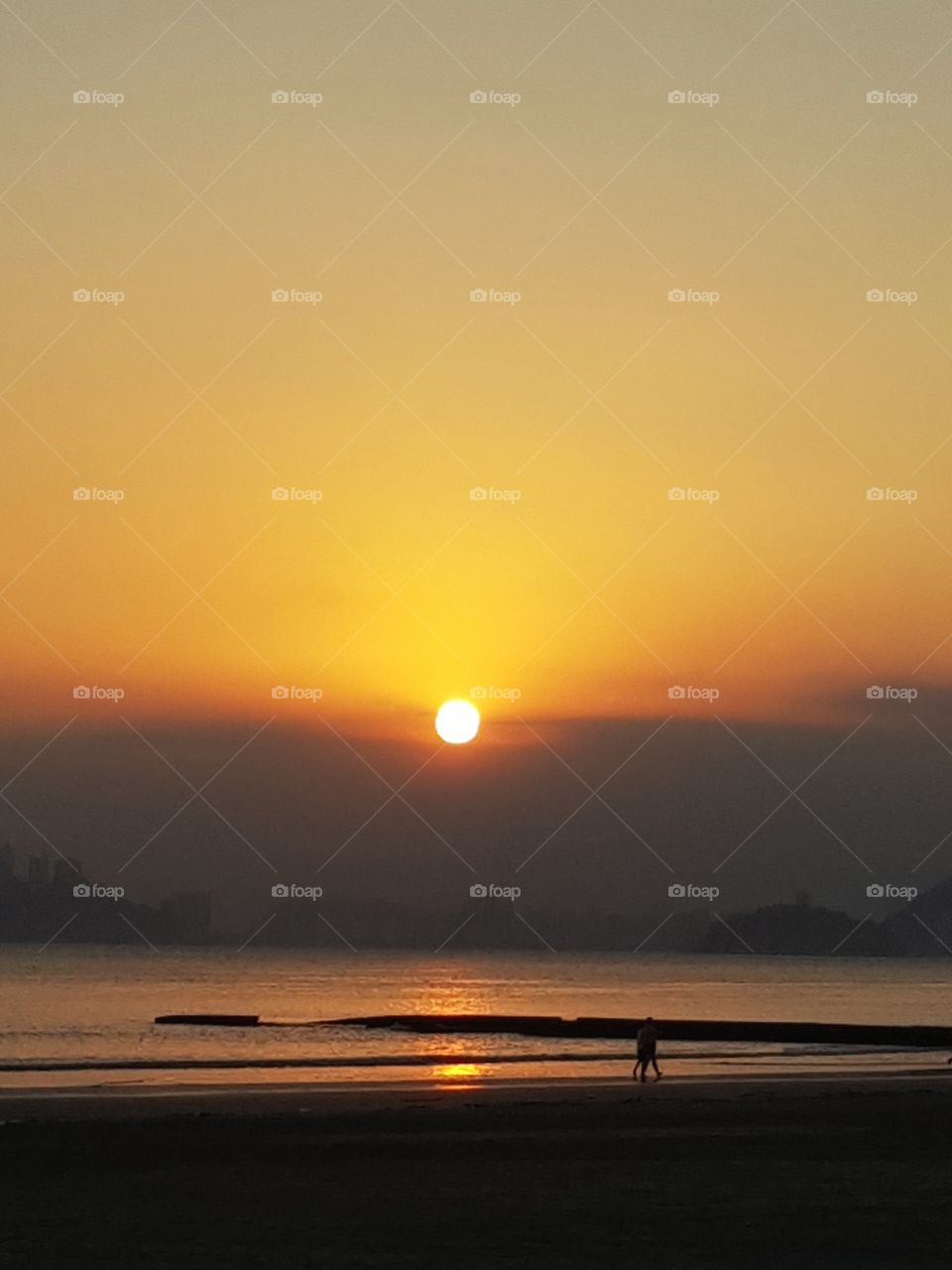 Final de tarde em Santos