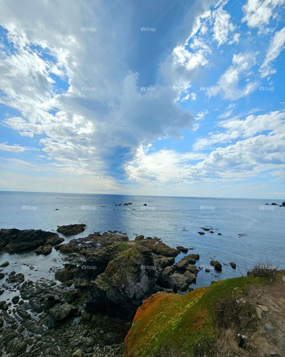 clouds over Lizard point