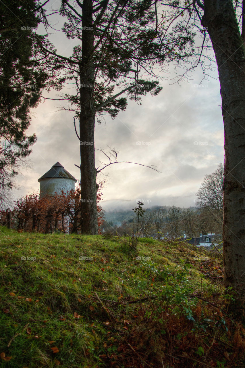 Haunted tower at loch ness 