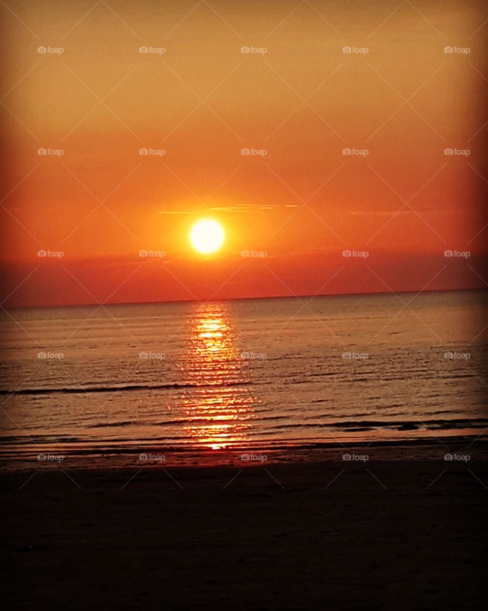 sunset from Hemmeslöv