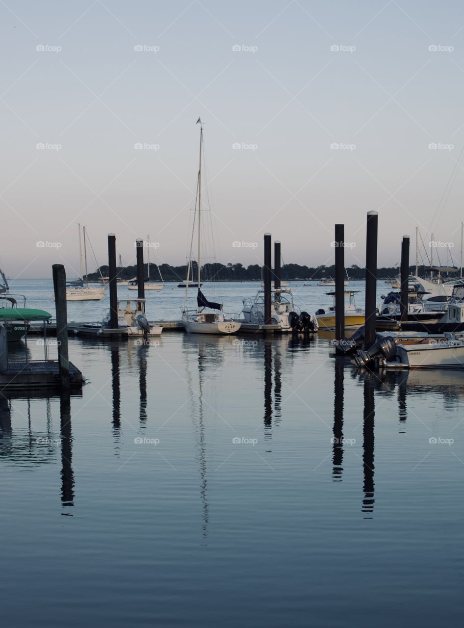 Evening at the marina