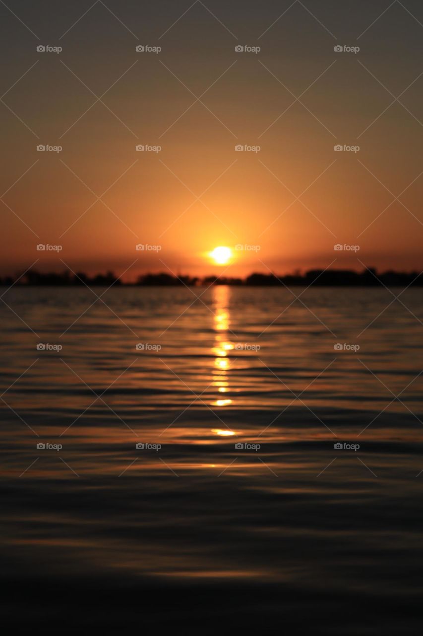 Fiery sunset 
sunset, fiery sunset, lake, orange, summer, autumn, water, sea, reservoir, nature, beautiful sunset