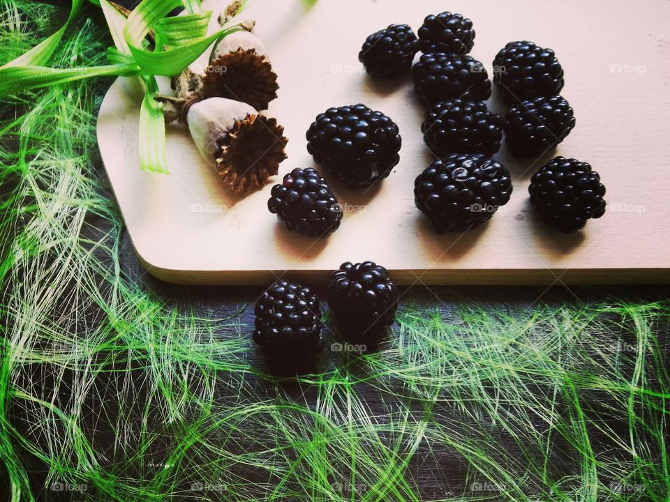 blackberries