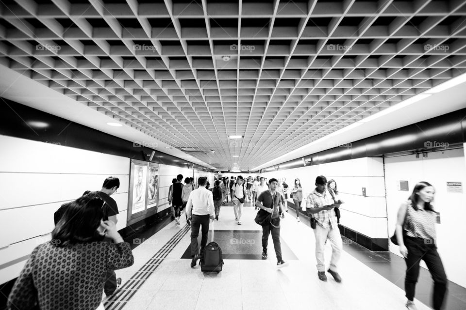 Subway station in Singapore