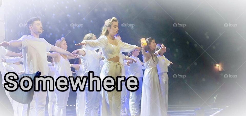 “Somewhere there’s a place for us …” are the hopeful lyrics to one of the best known tunes from “West Side Story” that is being performed by students at the music academy in “Regensburg”, Germany. 2024. Hypnotic Productions