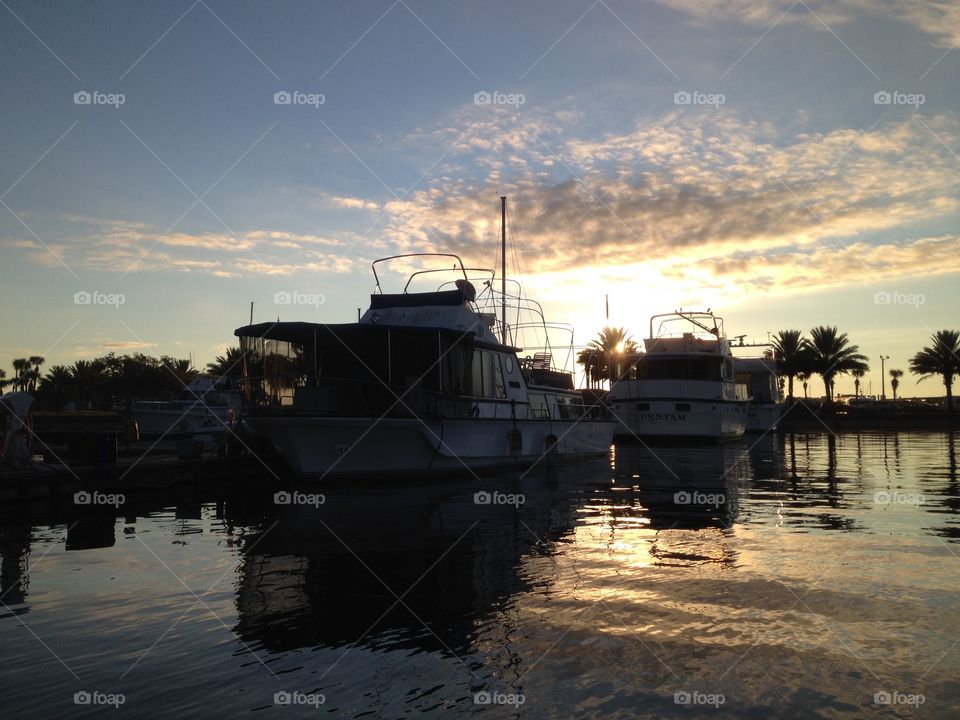 Water, No Person, Sunset, Watercraft, Dawn