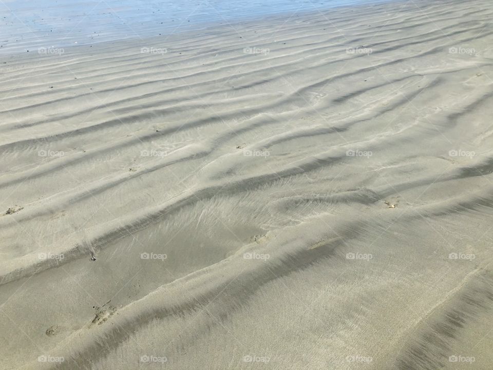 Sand ripples in Costa Rica 