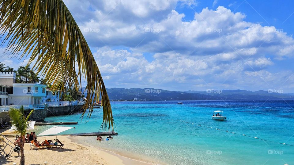 Jamaican beach