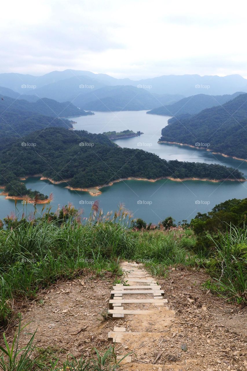 Crocodile shaped island in Taiwan 