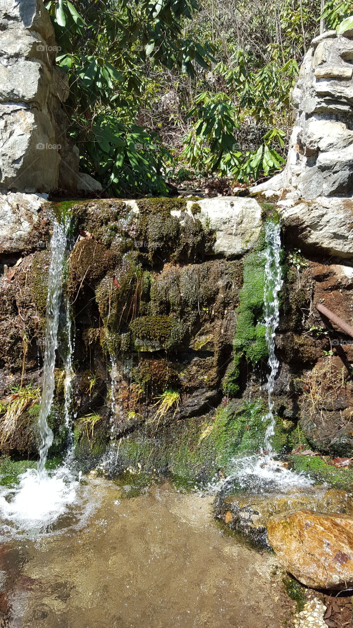 mountain stream waterfall