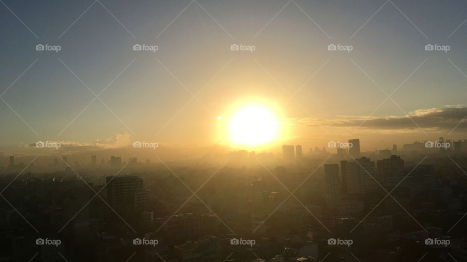 Sunrise in Manila