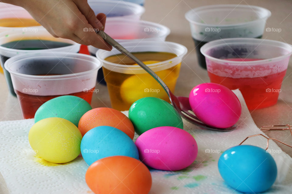 Dyed Easter Eggs