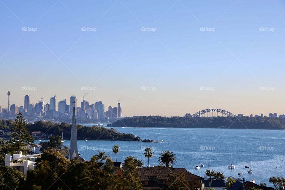 An amazing view of the Watson Bay park