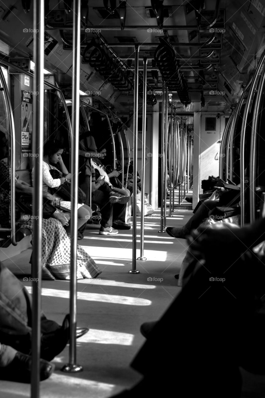 Life In A Metro Rail.