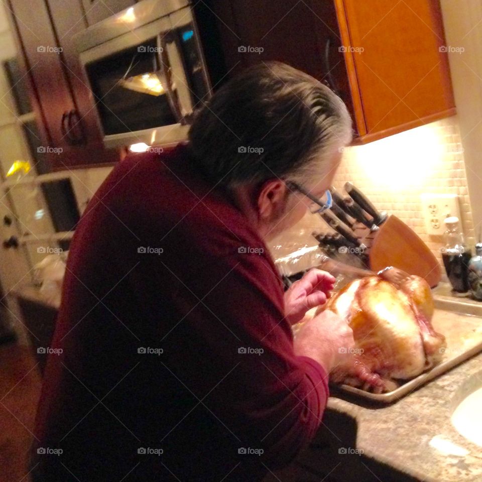 Let the carving begin