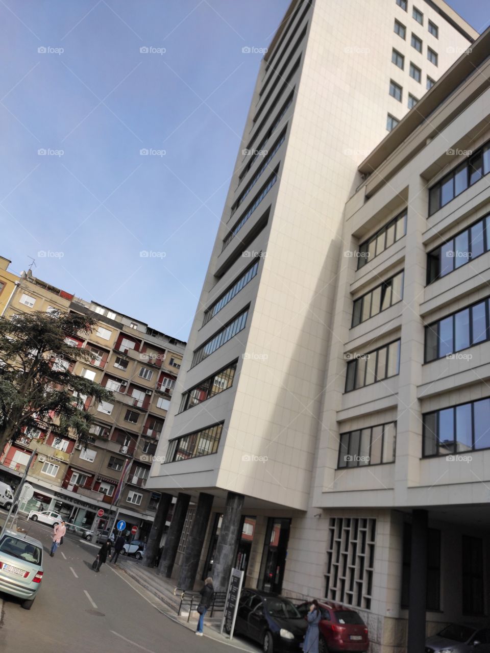 Belgrade Serbia socialist bulding style