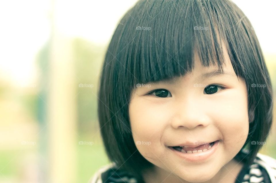 Cute Asian girl.