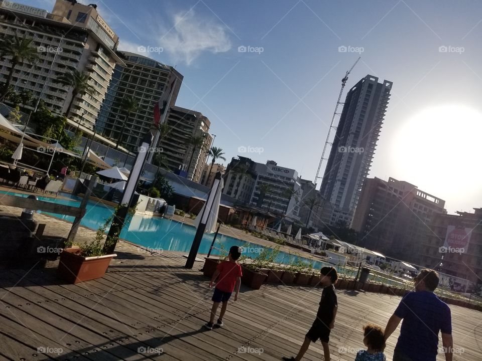 Down Town Beirut Urban living! Ocean and pool and boardwalk
