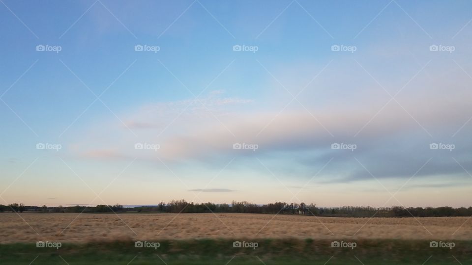 Whispy clouds