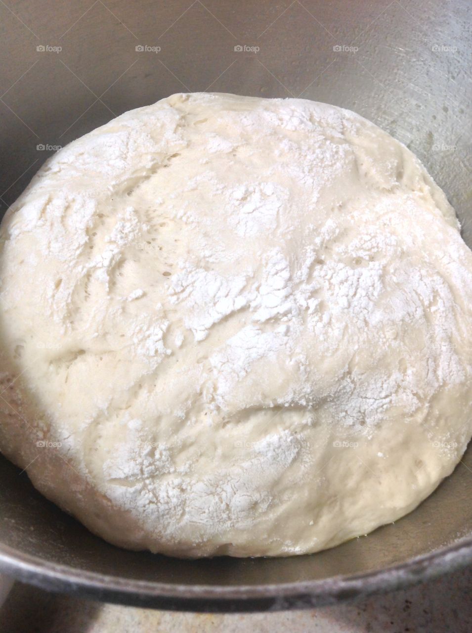 Homemade bread dough stage