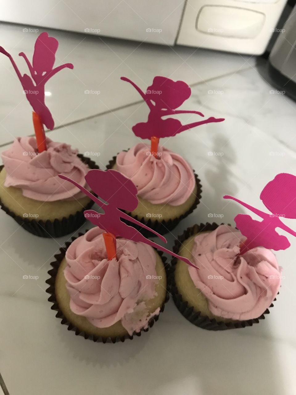 Ballerina cupcakes 