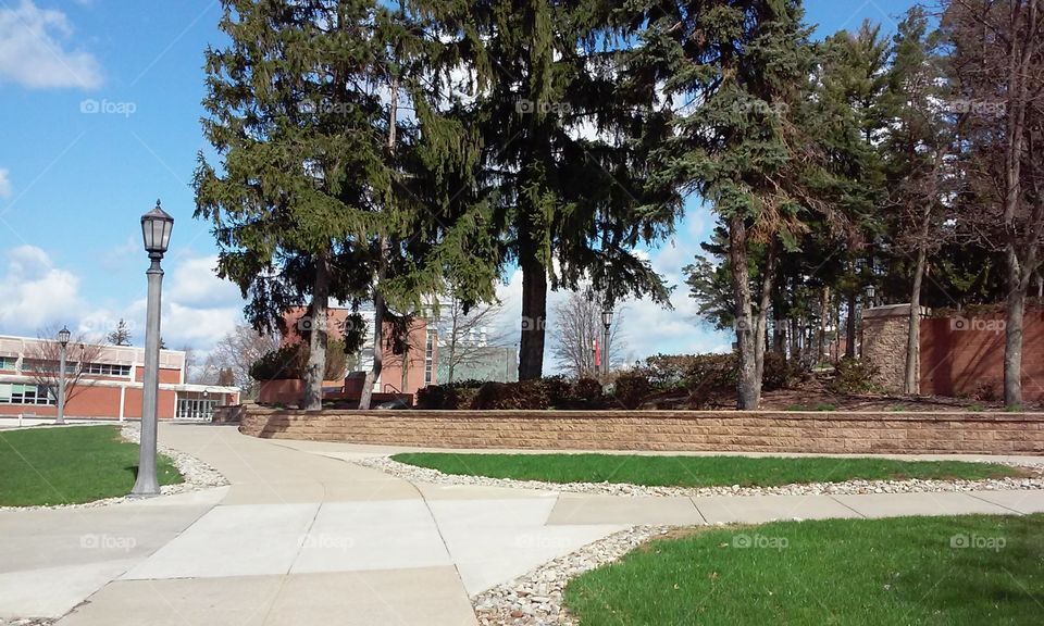 Clarion University landscape . Clarion University grounds