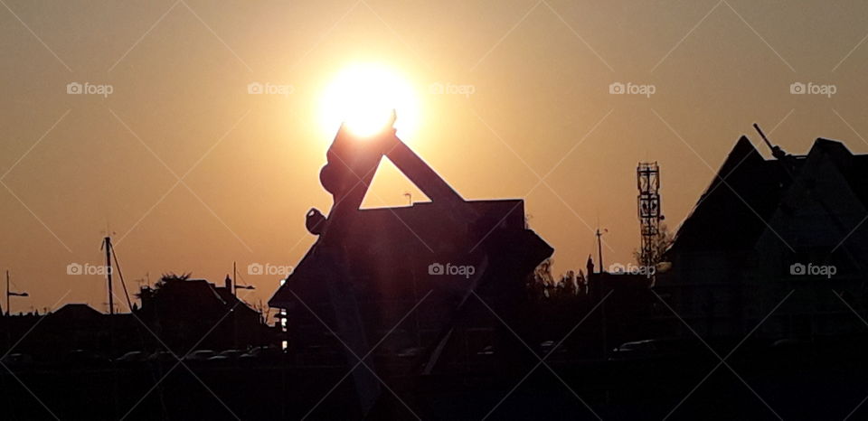 Couché de soleil au crotoy