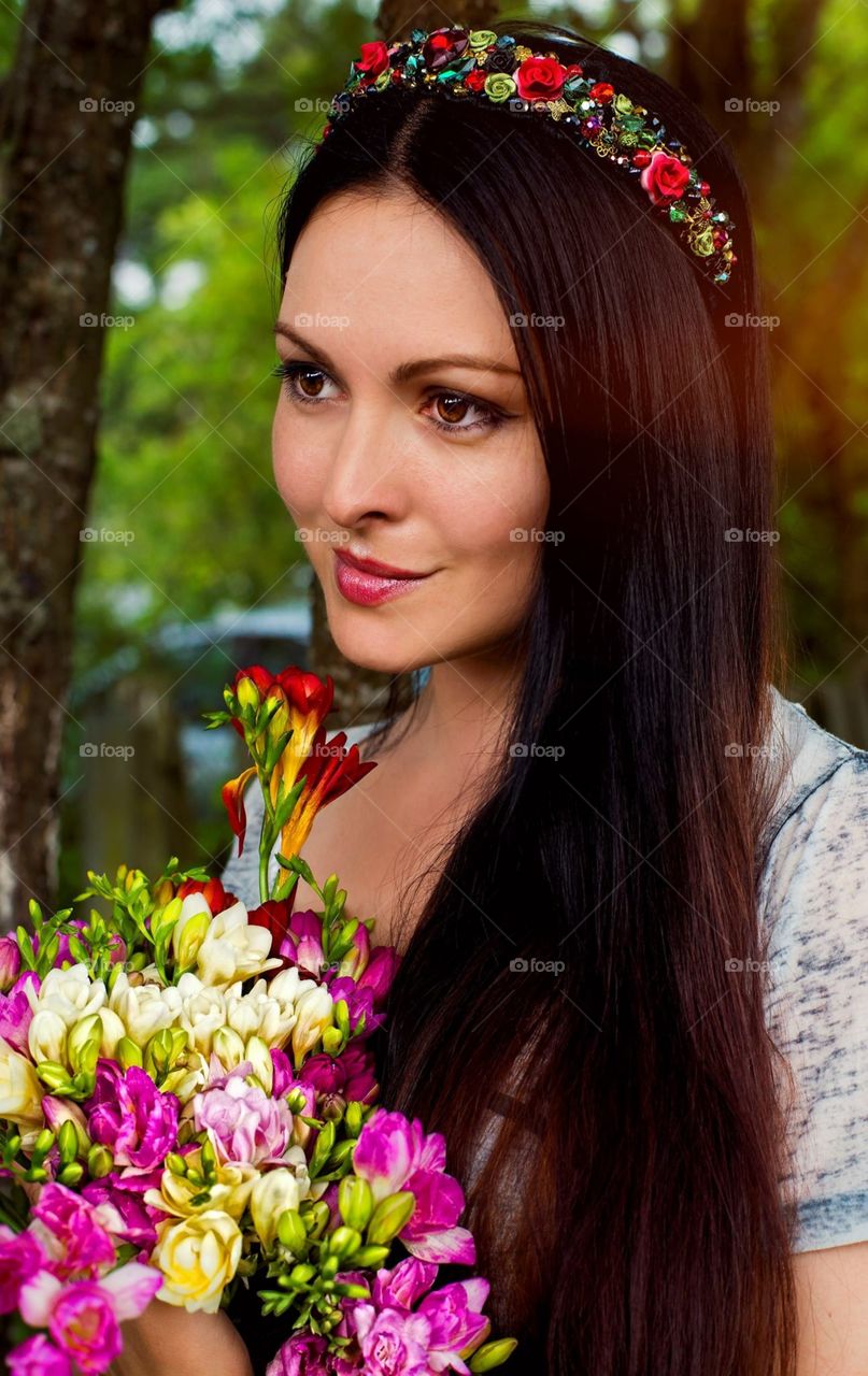 Spring time, flowers, me 