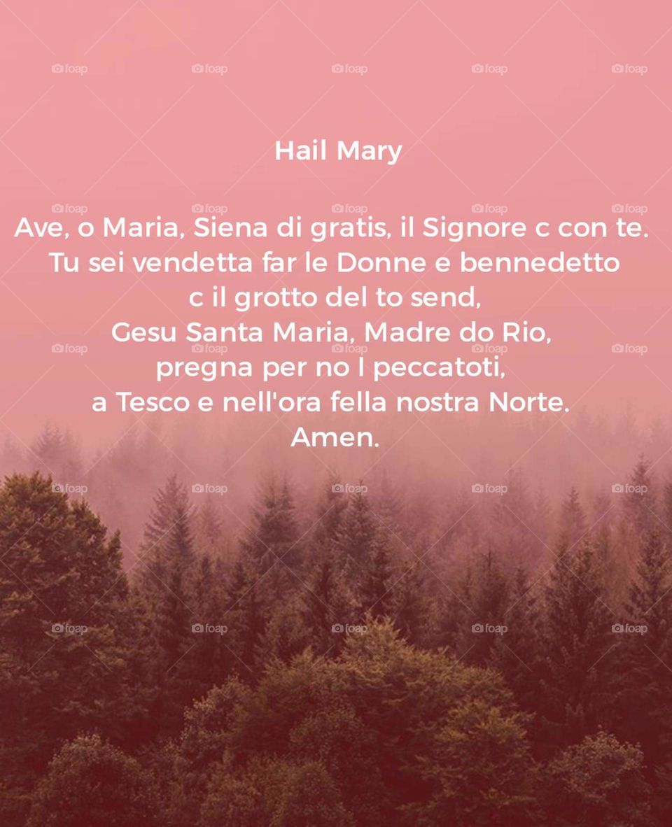 Hail mary