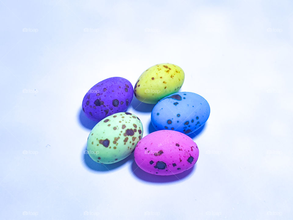 colorful easter eggs