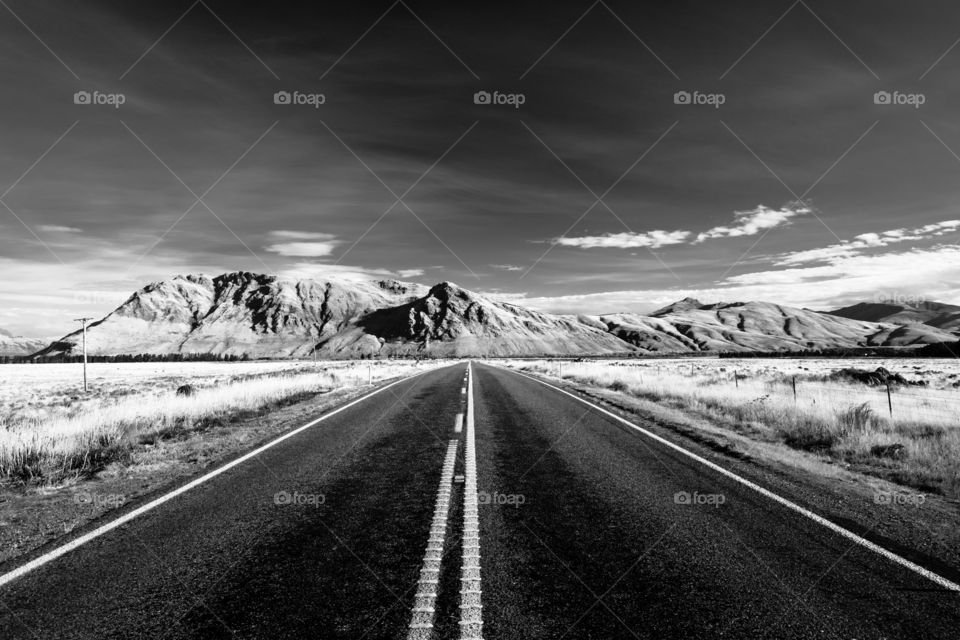 Road, Landscape, Sky, Highway, Travel