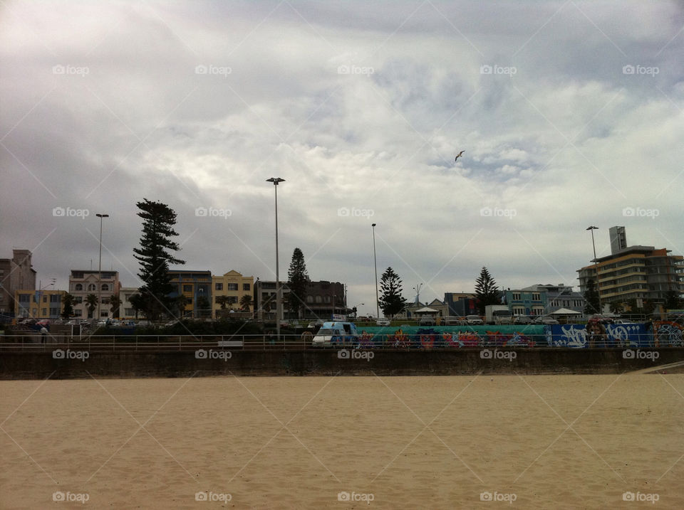 beach city clouds train by patrickhardy