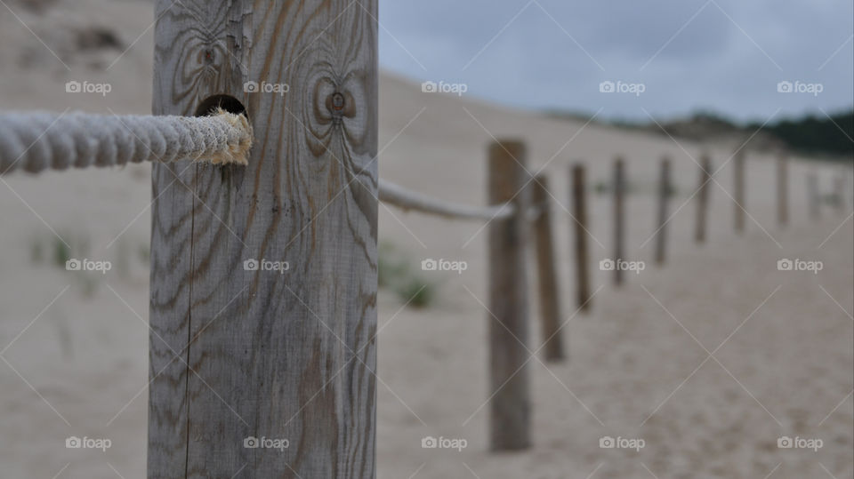 beach fence poland sand by krucabomba