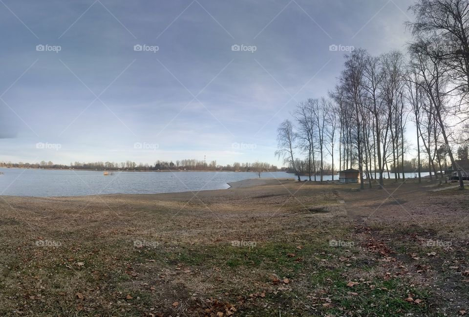 Landscape, Tree, Fall, Nature, Water