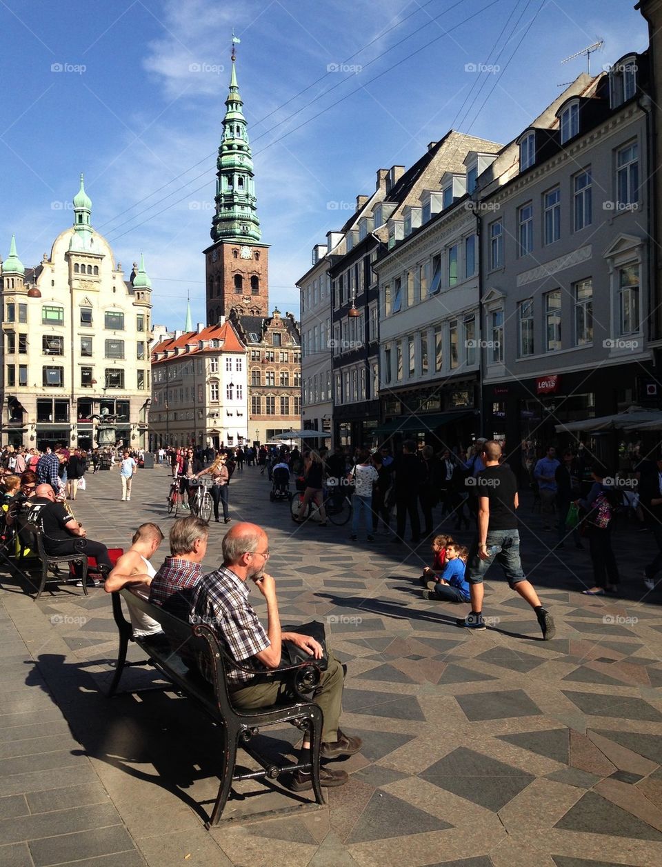 Copenhagen city life.