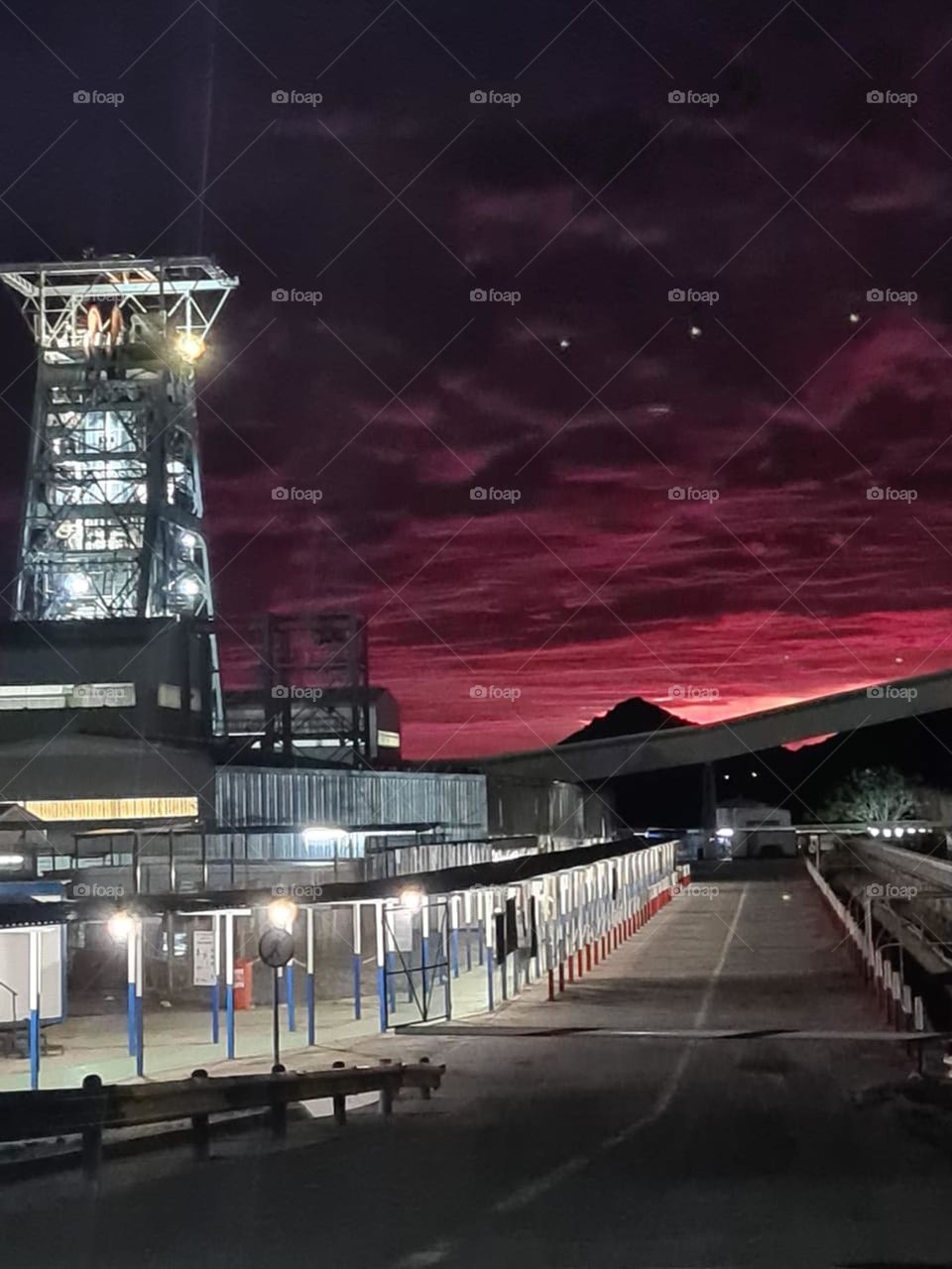 Entering the Mining World early hours of the morning.